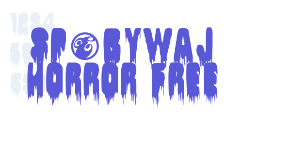 SpBywaj Horror free font free